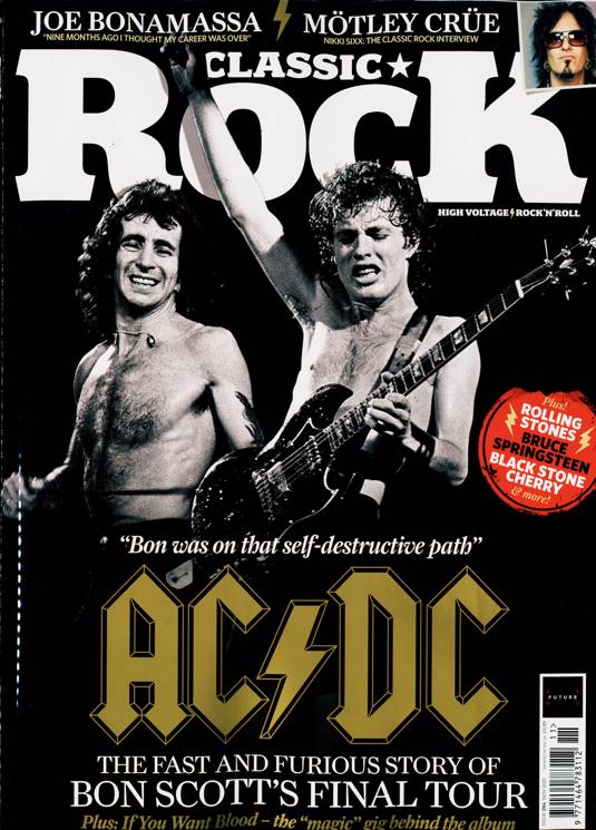Classic Rock magazine #294 2021 AC/DC Bon Scott's final tour