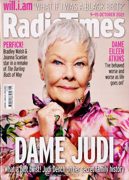 Radio Times Magazine 09/10/2021 JUDI DENCH Eileen Atkins Bradley Walsh