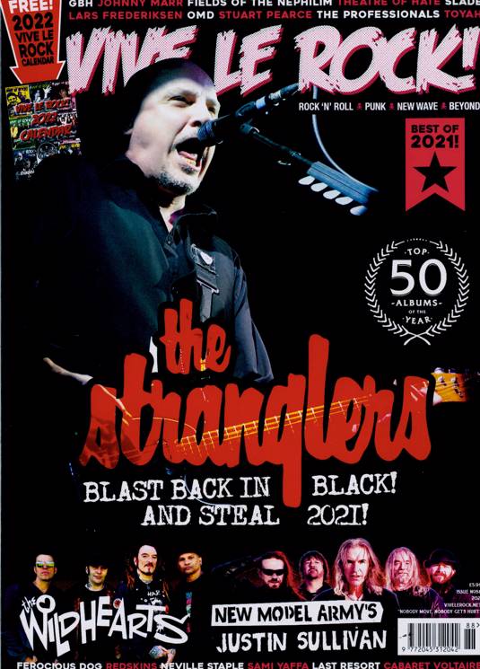 Vive Le Rock magazine #88 2021 The Stranglers  + Free 2022 Calendar