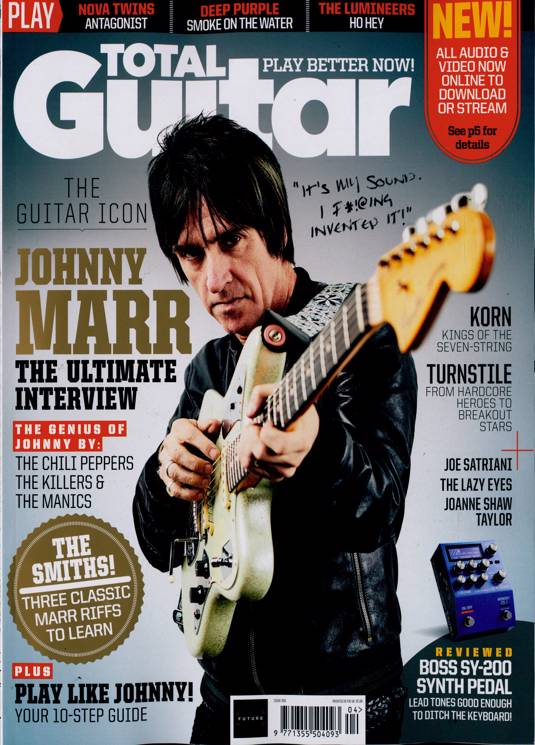 Total Guitar Magazine April 2022 Johnny Marr The Smiths