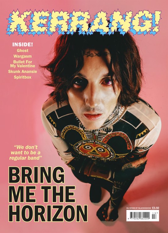 KERRANG! Magazine April 2022 BRING ME THE HORIZON Oli Sykes GHOST Cover #1