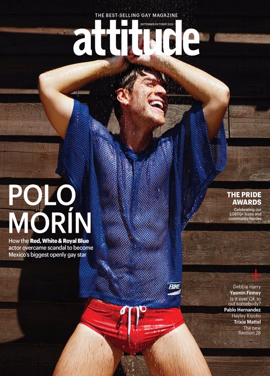 Attitude Magazine (UK) September/October 2022 POLO MORIN Debbie Harry Hayley Kiyoko