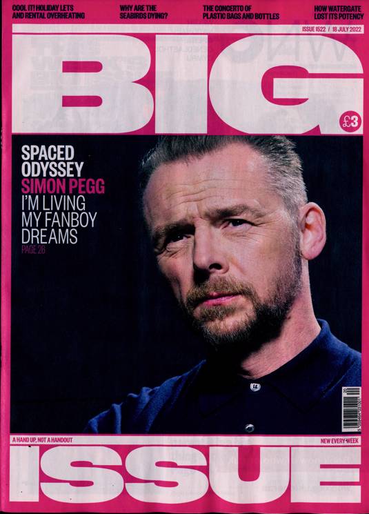The Big Issue Magazine July 2022 Simon Pegg Interview