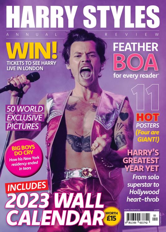 Harry Styles Annual & Calendar 2023 Magazine + Gift Wrap & Posters (In