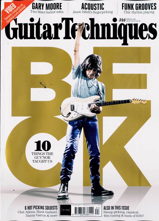 Guitar Techniques magazine Spring 2023 Jeff Beck The Guv'nor
