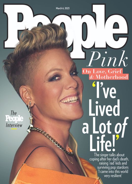People Magazine 6th March 2023 Pink Alecia Beth Moore Cover Interview