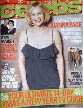 Celebs magazine - Joanna Page cover (21 December 2008) David Beckham
