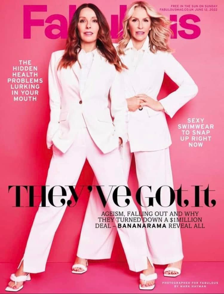 UK Fabulous Magazine June 2022: BANANARAMA COVER FEATURE