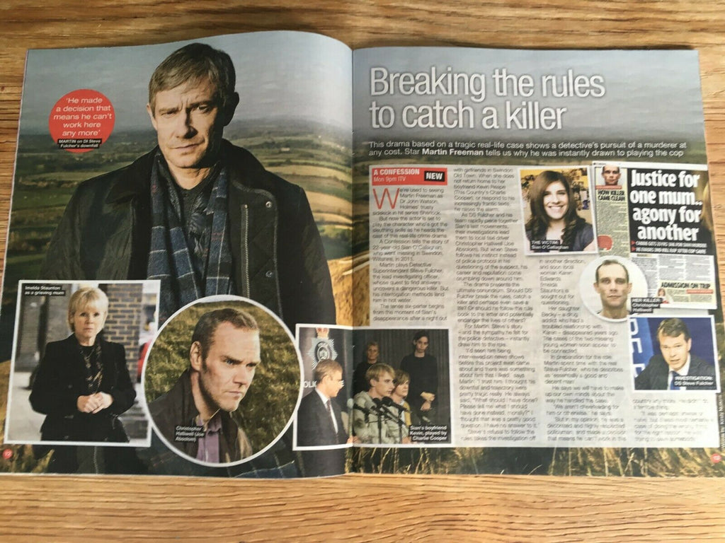 Love TV Magazine August 2019: AMANDA HOLDEN Alesha Dixon MARTIN FREEMAN