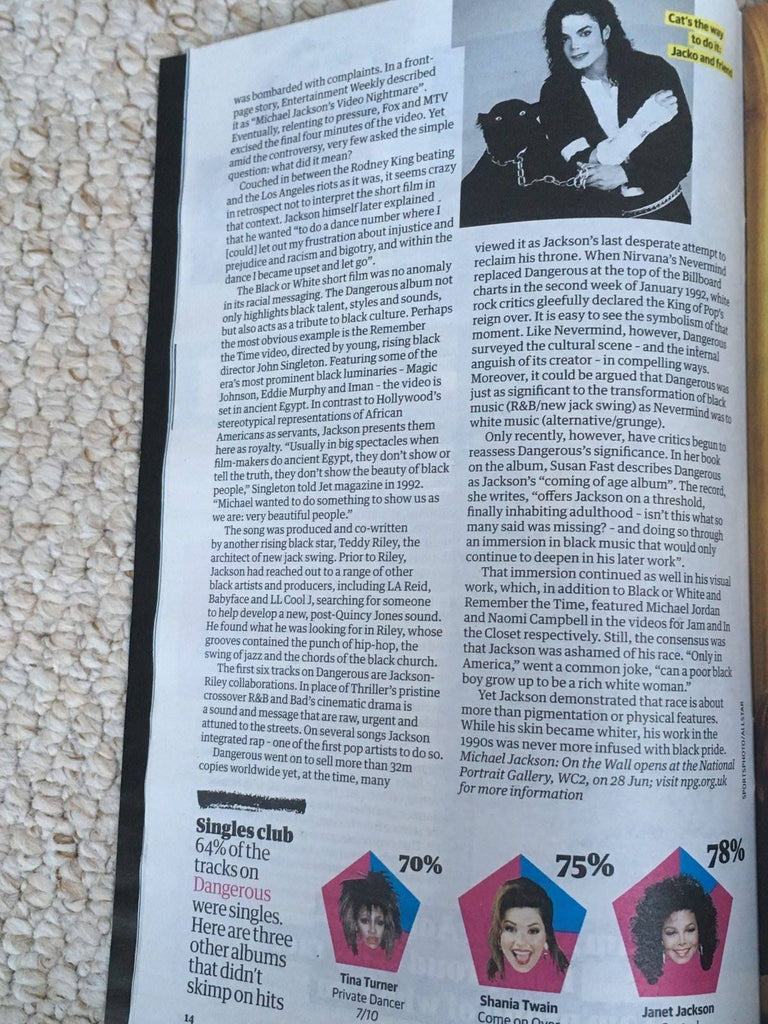 UK GUIDE Magazine MAR 2018: INSIDE MICHAEL JACKSON 'DANGEROUS' ALBUM