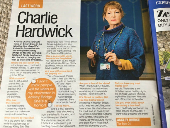 Saturday Magazine 06/2019: EMMA WILLIS Charlie Hardwick STU FRANCIS Levison Wood