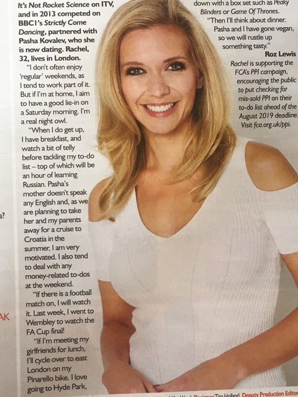 UK SATURDAY 05/2018: AMANDA HOLDEN Rachel Riley NOEL FITZPATRICK The O'Jays