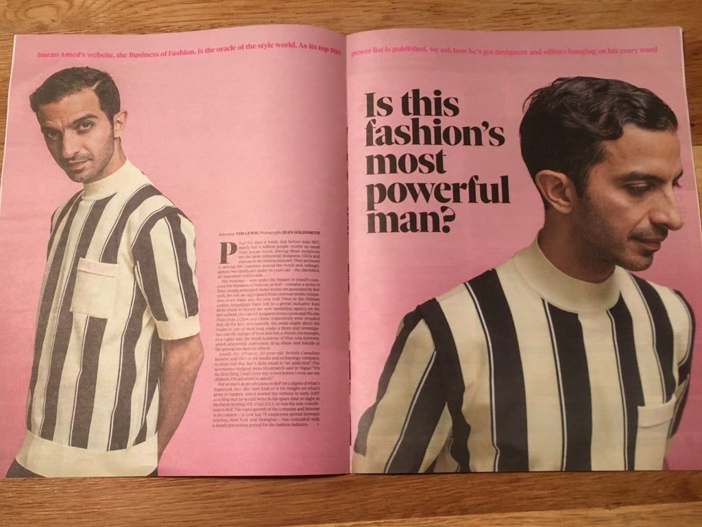 UK Observer Magazine September 2018: VIV ALBERTINE ## IMRAN AMED