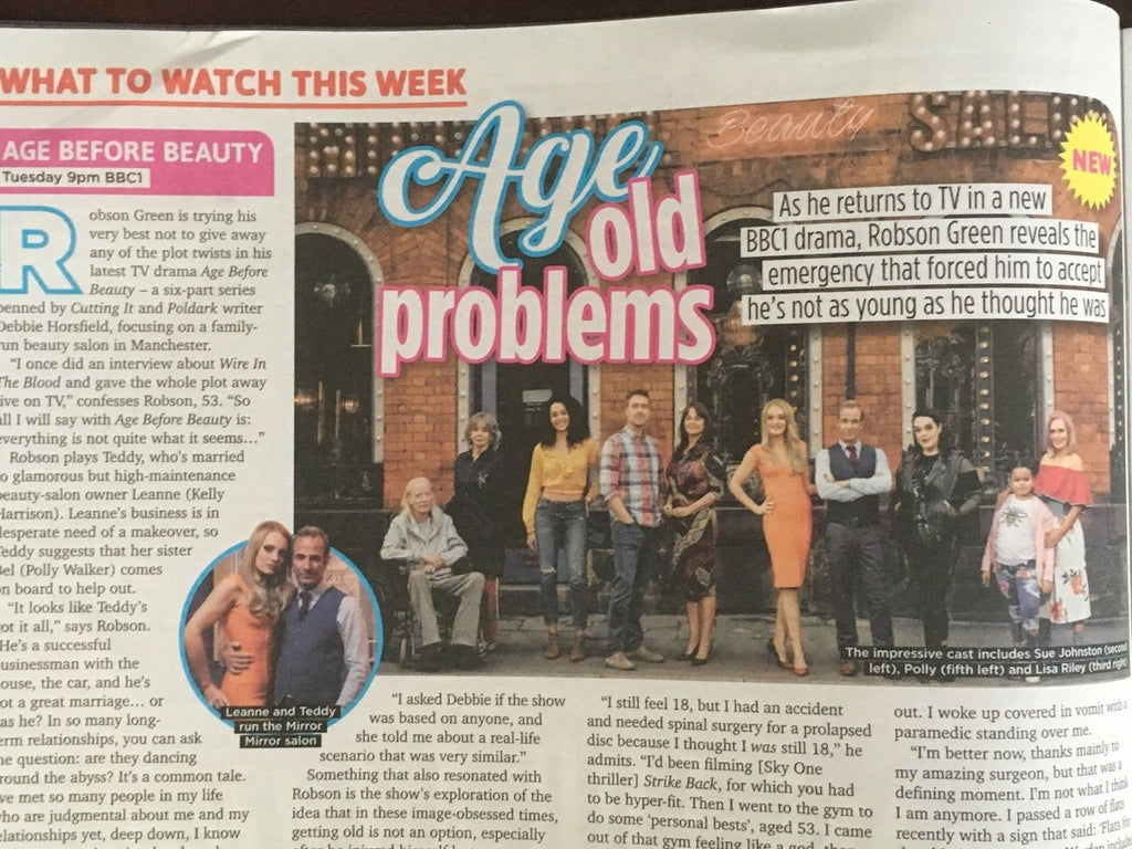 SUN TV Magazine July 2018: GINA D'ACAMPO Robson Green SHIRLEY BALLAS