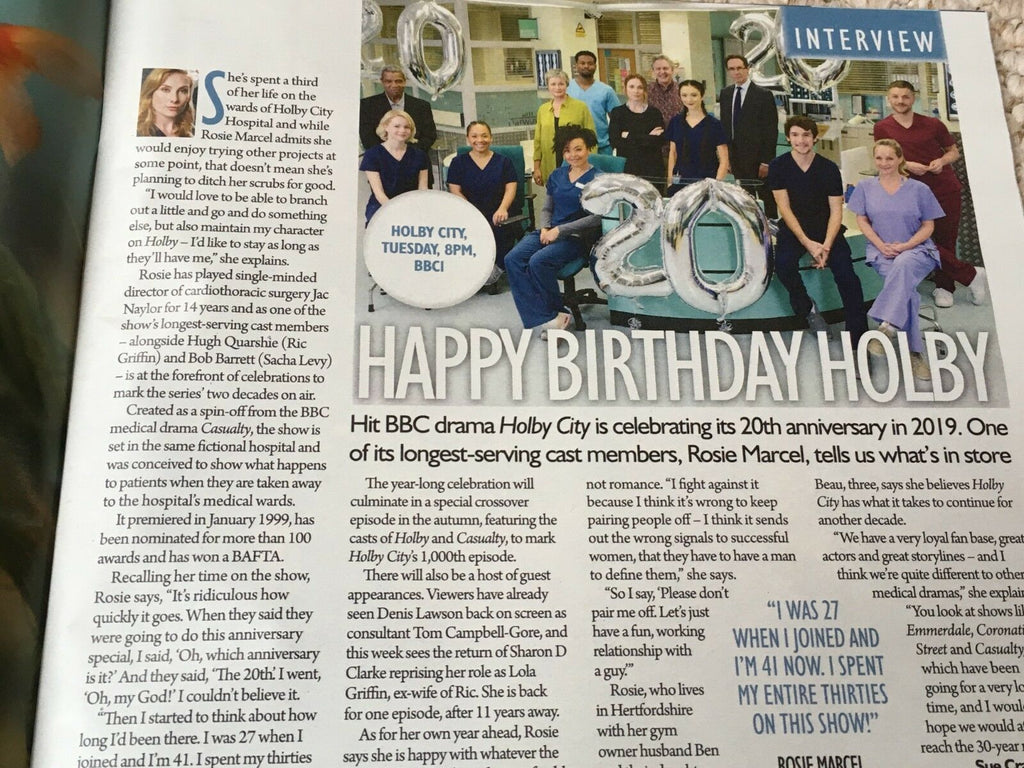 UK SATURDAY 01/2019: ROBERT BATHURST Rosie Marcel RICHARD HAMMOND Angela Douglas