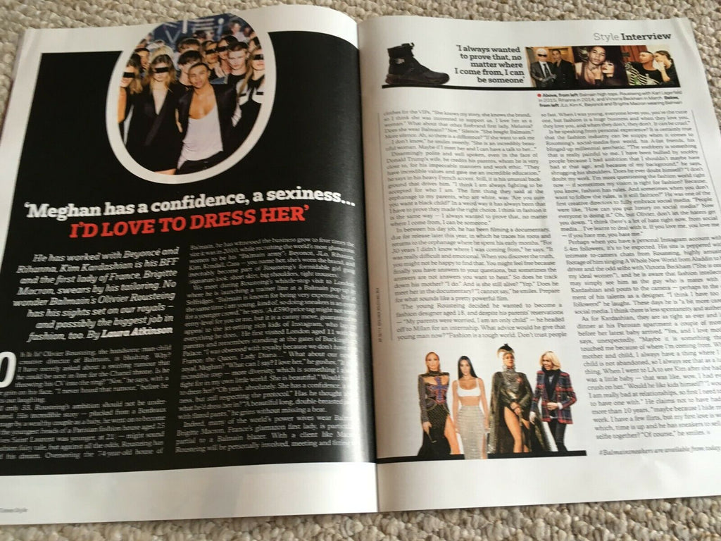 UK Style Magazine July 7th 2019: MAX MINGHELLA Handmaid's Tale OLIVIER ROUSTEING