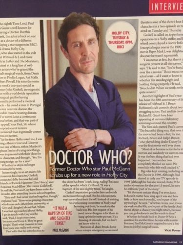 Saturday Magazine Dec 3 2017 Chesney Hawkes Elaine Paige Paul McGann Matt Smith