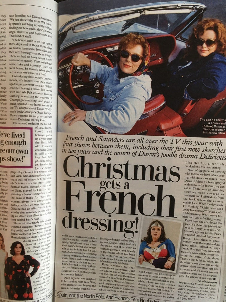 Weekend Magazine December 2017 Jenna Coleman Victoria Dawn French Derek Jacobi