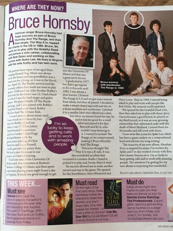 UK SATURDAY Mag 04/2019: GAYNOR FAYE Bruce Hornsby GRATEFUL DEAD Liam Charles