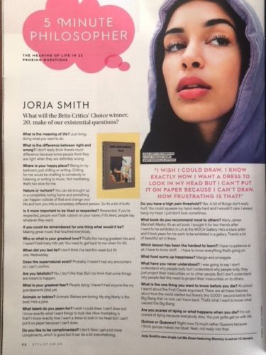UK Stylist Magazine January 2018 FRANCES MCDORMAND Three Billboards JORJA SMITH