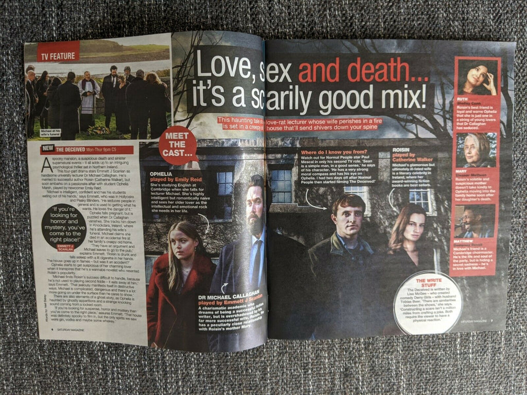 Saturday Magazine 08/2020: AMY WALSH Emmett J Scanlan PAUL MESCAL Juno Temple