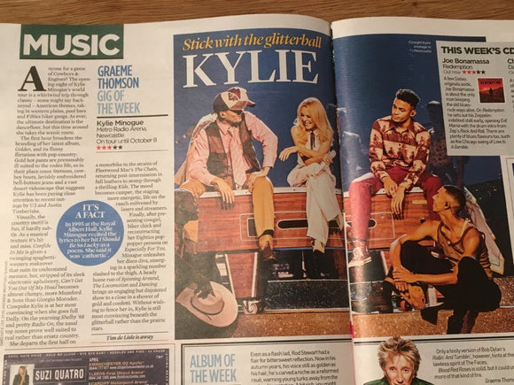 UK EVENT MAGAZINE 9/2018: VALERINE SINGLETON Kylie Minogue HEIDA REED Blue Peter