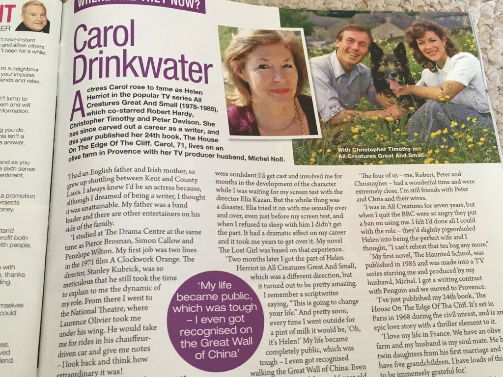 SATURDAY Magazine 7/2019: CAROL DRINKWATER Stefan Dennis SAM RICKWELL Chris Pine