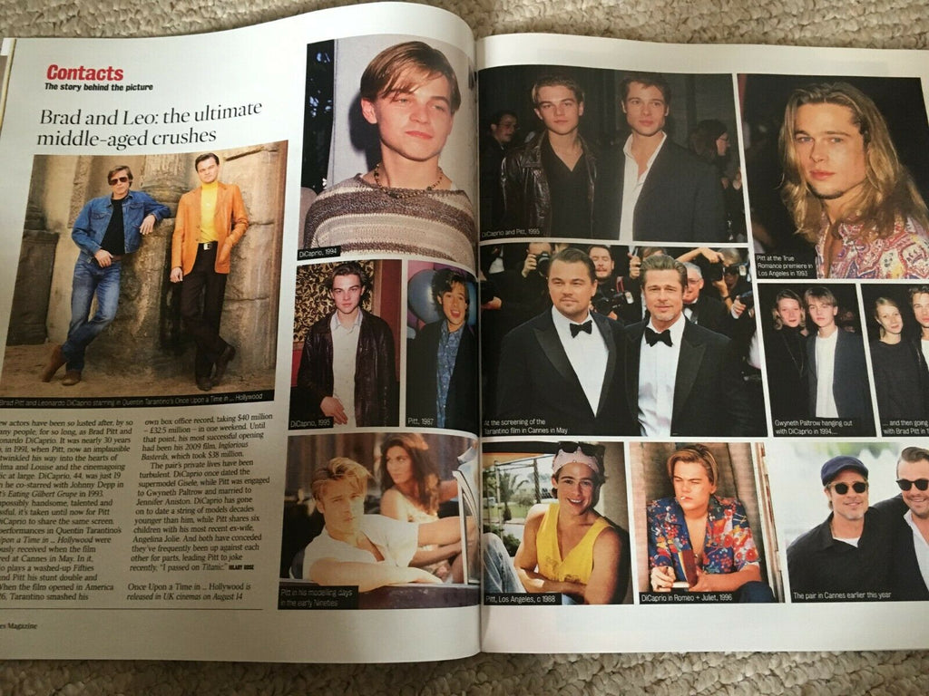 UK TIMES Magazine August 2019: YARA SHAHIDI Leonardo DiCaprio JARED HARRIS