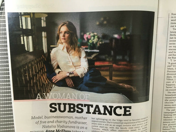 UK Style magazine 11 Aug 2019 LINEISY MONTERO - Natalia Vodianova interview