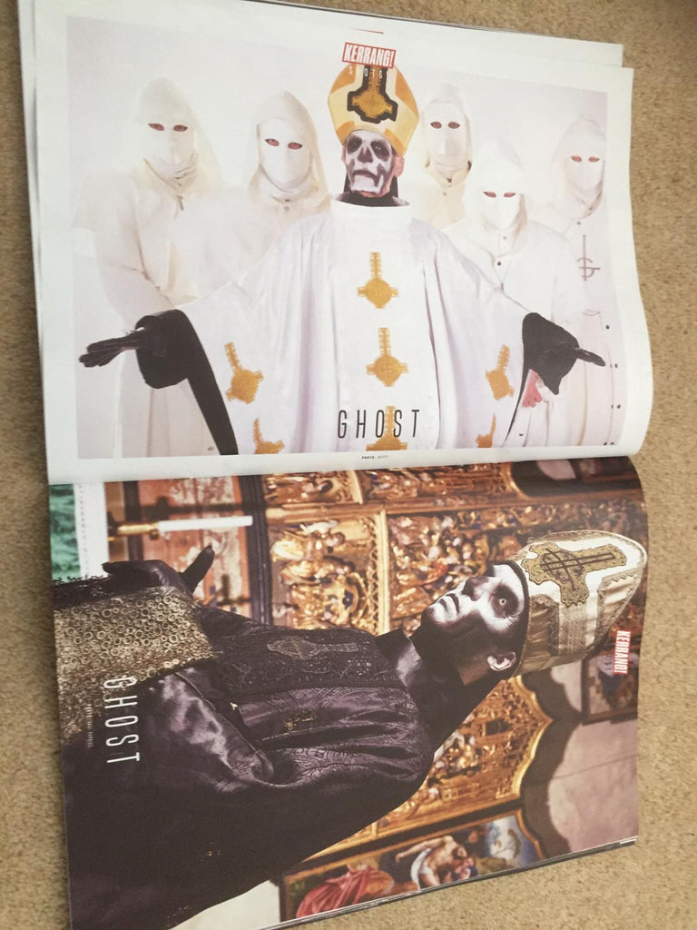 Ghost Exclusive Pull Out Magazine - 10 Poster Special Inside UK Kerrang! Magazine April 2019