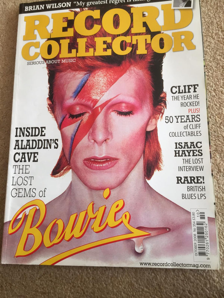 RECORD COLLECTOR MAGAZINE ~ OCTOBER 2008 DAVID BOWIE CLIFF RICHARD
