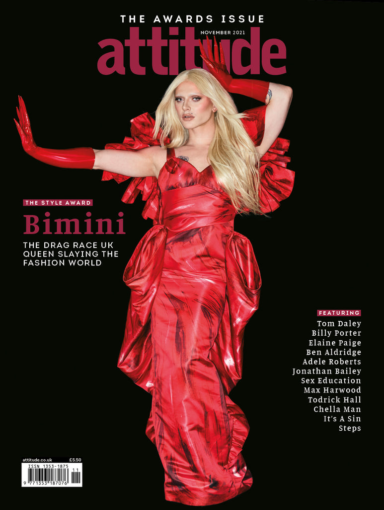 UK Attitude Magazine November 2021 Bimini Bon Boulash
