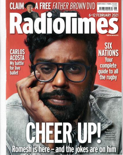 Radio Times Magazine Feb 6th 2021: BRIDGERTON Rege-Jean Page PHOEBE DYNEVOR