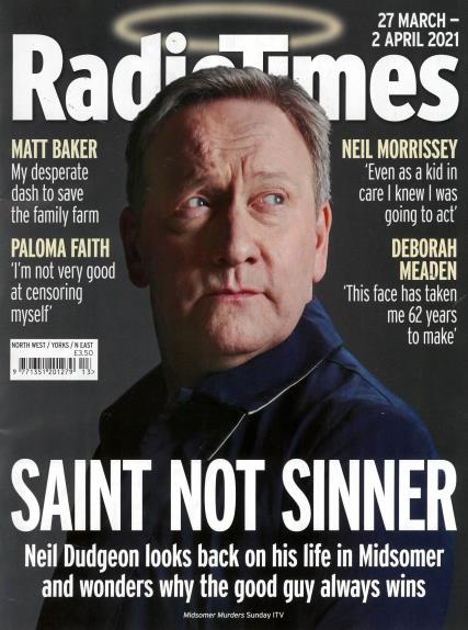 UK Radio Times Magazine March 27 2021: NEIL DUDGEON Midsomer Murders