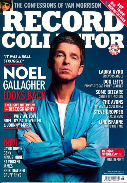 RECORD COLLECTOR magazine June 2021 Noel Gallagher David Bowie St Vincent