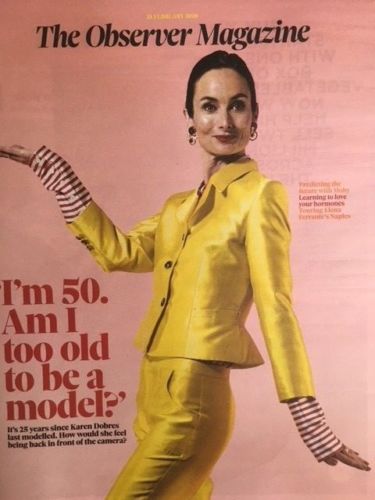 UK OBSERVER MAGAZINE - 25 FEBRUARY 2018 MOBY KRISTIN SCOTT THOMAS KAREN DOBRES