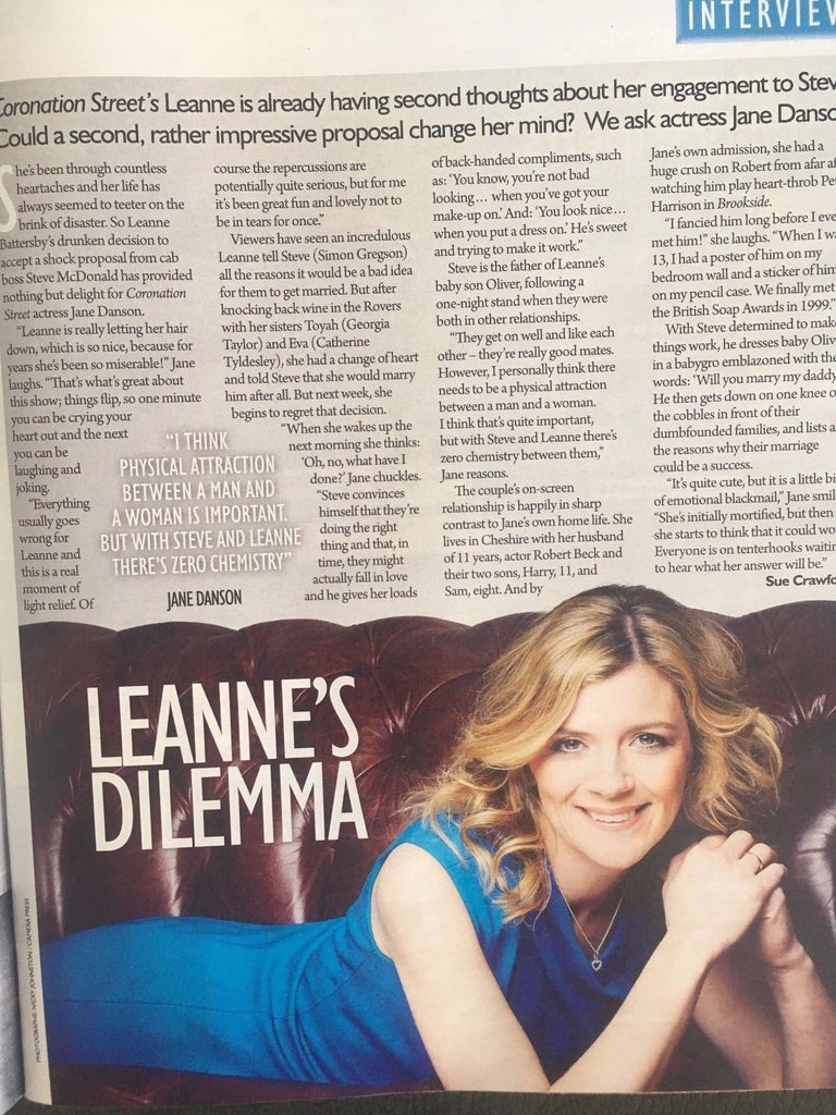 Saturday Magazine Aug 2017 Jodie Whittaker Dr Who Noel Fitzpatrick Jane Danson