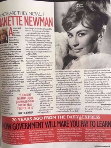 SATURDAY Magazine July 22 2017 Georgia Taylor Nanette Newman Elisabeth Moss