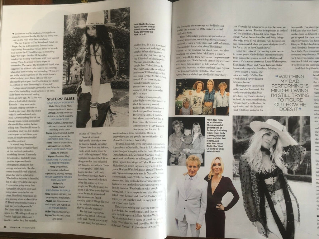 UK YOU Magazine 08/2018 ANITA RANI Ruby Stewart SISTERHOOD BAND Alyssa Bonagura
