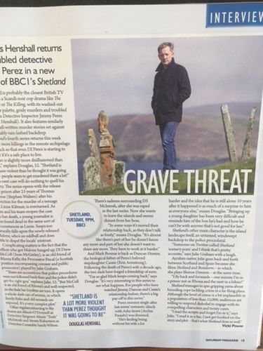 UK SATURDAY 02/2018 Catherine Tyldesley Shalamar Douglas Henshall John Simm