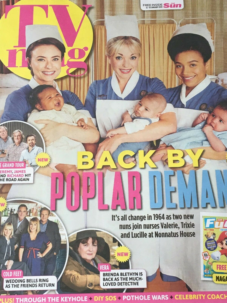 UK Sun TV Magazine Jan 2019: HELEN GEORGE Mark-Paul Gosselaar JENNIFER KIRBY