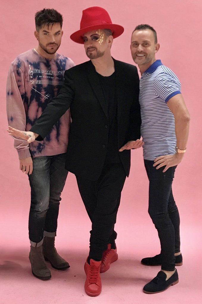 Gay Times Magazine December 2017 Adam Lambert interviews Boy George