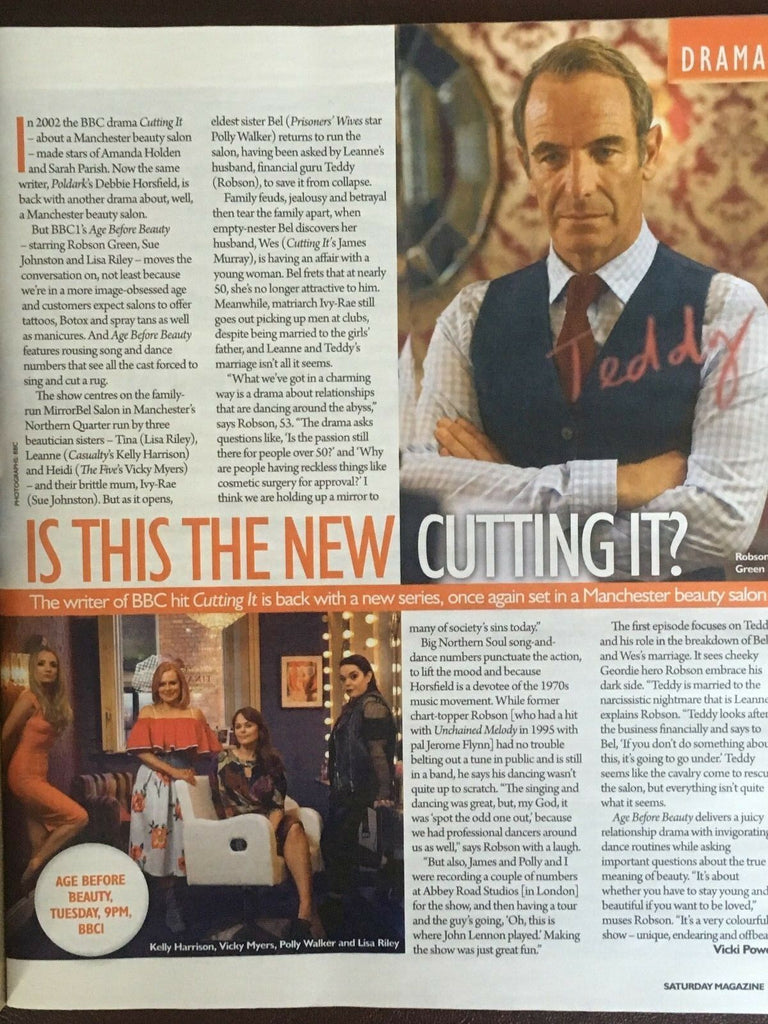 UK SATURDAY 07/2018 CATHERINE TYLDESLEY Robson Green KARA TOINTON Martin Fry ABC