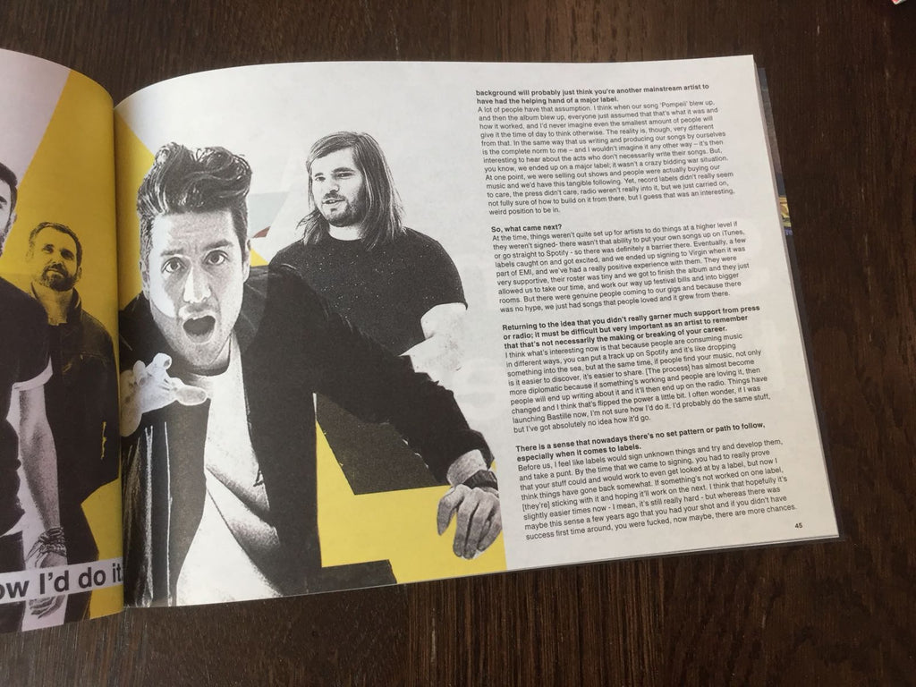 UK DIY Magazine Summer 2018 Bastille Interview