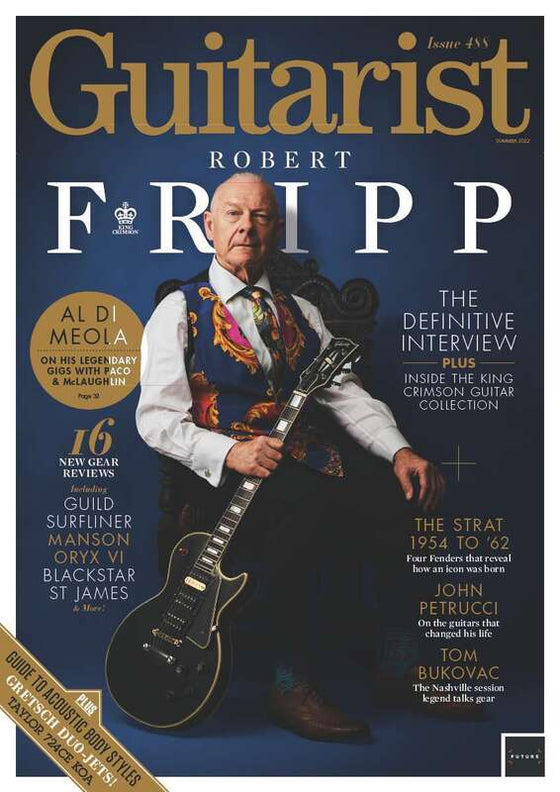 Guitarist magazine #488 Sep 2022 Robert Fripp Interview King Crimson