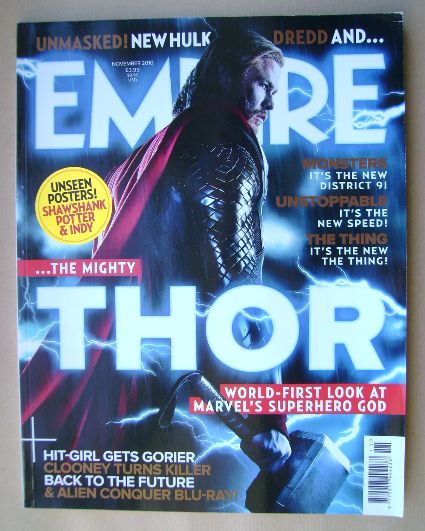 Empire magazine - November 2010 Mark Wahlberg Andrew Garfield