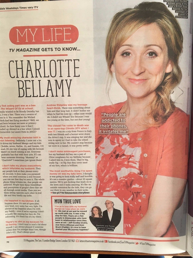 UK Sun TV Magazine July 22nd 2017 Charlotte Bellamy Elisabeth Moss Daniel Mays