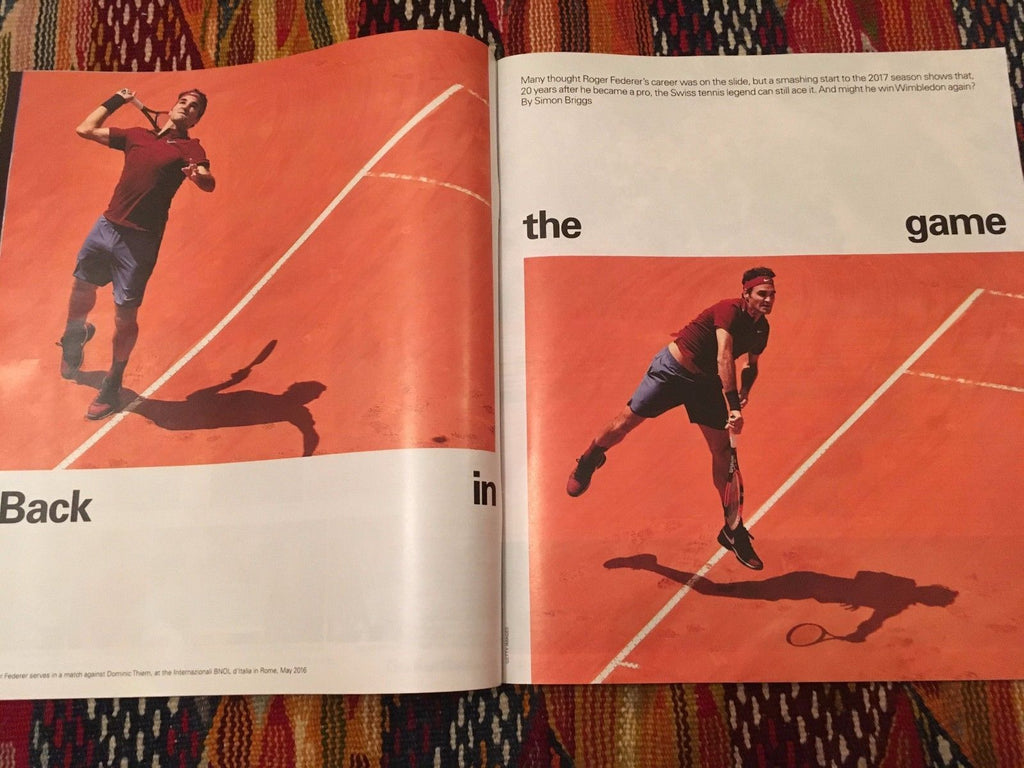 TELEGRAPH Magazine 05/2017 KATE MOSS Roger Federer Cristobal Balenciago