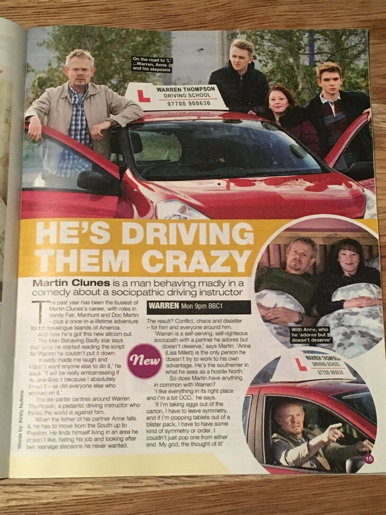 Love TV Mag FEB 2019: STEVE COOGAN Joseph Fiennes NICKY CAMPBELL Martin Clunes