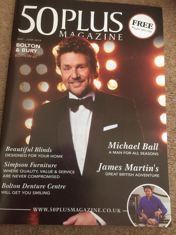 50 PLUS Magazine May 2019: MICHAEL BALL COVER AND FEATURE